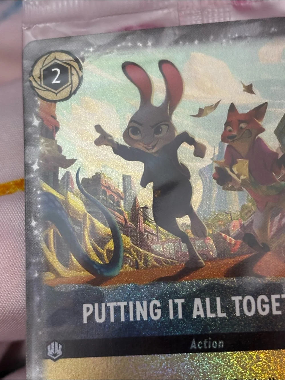 Disney Lorcana “Putting it all together” Card Exclusive for Zootopia 2 showings
